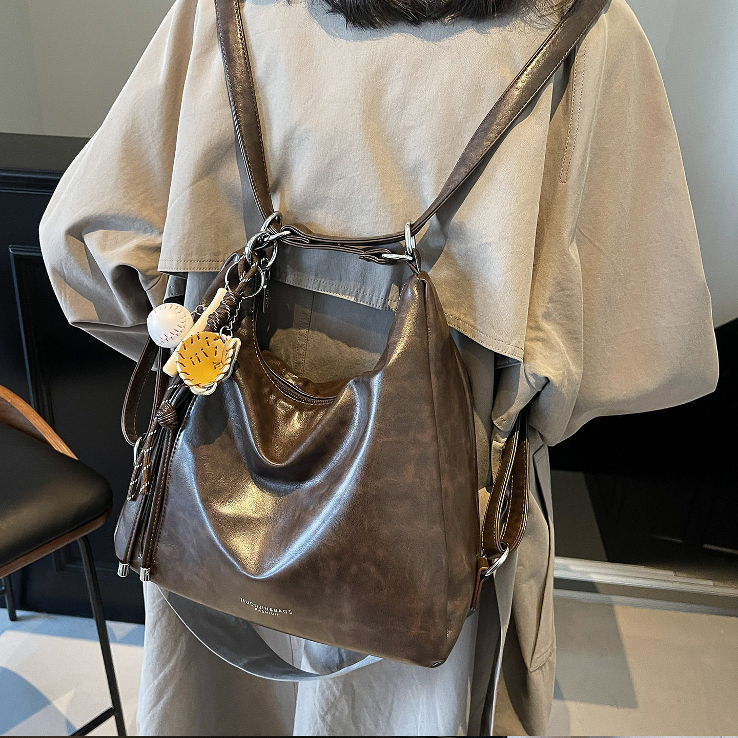 Retro Large Capacity Crossbody - Luxury Bags Tote 评论和价格