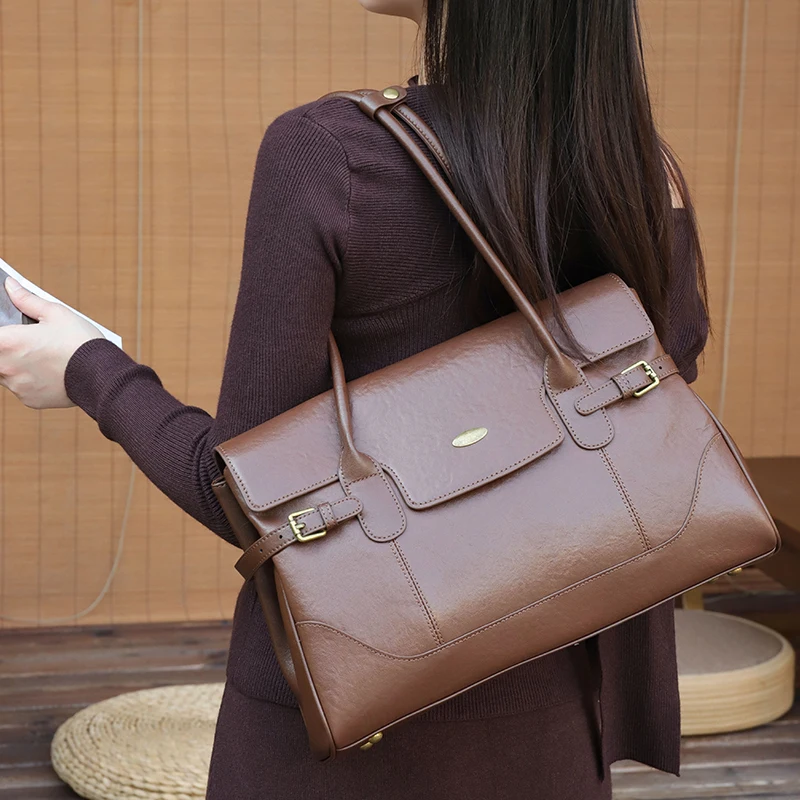 Women's Top-grain leather Unde - Luxury Bags Tote 评论和价格
