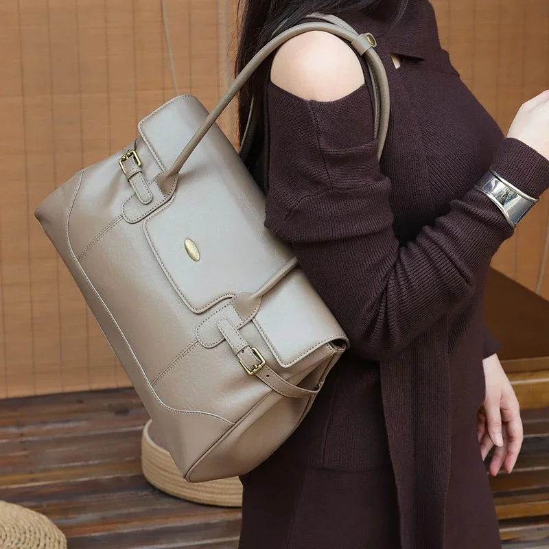 Women's Top-grain leather Unde - Luxury Bags Tote 评论和价格